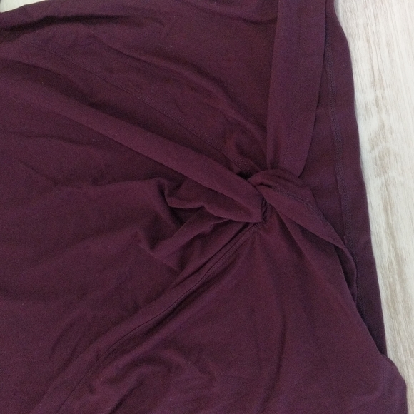 Dark Purple/Plum Long Sleeve Joe Fresh Top - Sz M - Picture 2 of 4